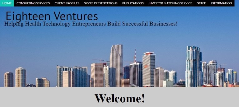 Eighteen Ventures - Helping Health Technology Entrepreneurs Build Successful Businesses