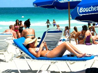 Beach Girl Tanning Beautiful 
Smooth Legs - © 2012 Jimmy Rocker Photography