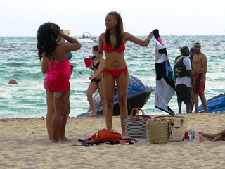 Red Bikini Goddess on an Overcast Day #2 - © 2012 Jimmy Rocker Photography