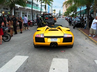 Sobe Yellow Lamborghini #4 - © 2009 Jimmy Rocker Photography