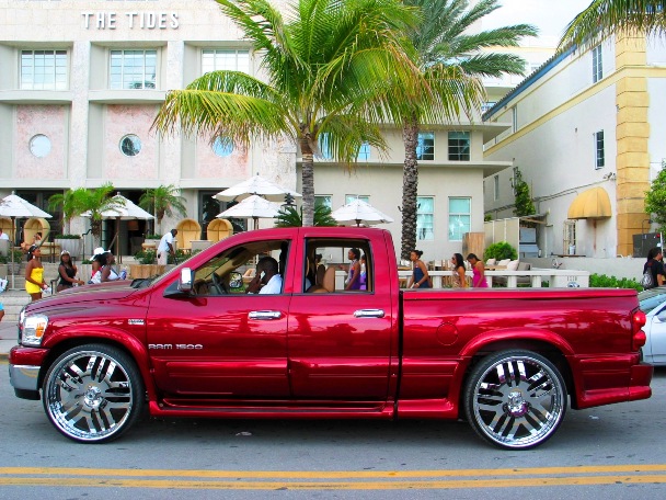 The Tides Red Dodge Ram - © 2oo9 JiMmY RocKeR PhoToGRaPhY