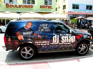 DJ Snap Suv South Beach - © 2009 Jimmy Rocker Photography