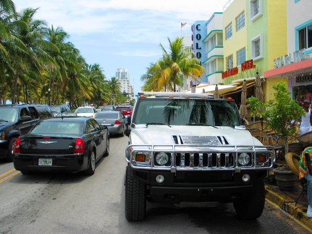 SOBE Hummer Pastels - © 2009 Jimmy Rocker Photography